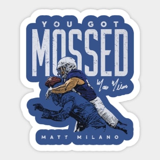 Matt Milano Buffalo Mossed Sticker